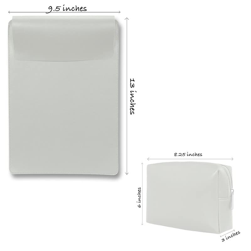 Image of Enthopia MacBook Sleeve and Pouch Compatible with 2022-2018 MacBook Air 13 A2337 M1 A2179 A1932 / MacBook Pro 13 A2338 M1 A2251 A2289 A2159 A1989 / 14 inch A2442 - Grey