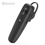 Hama MyVoice Essential słuchawka mono Bluetooth (ultralekka 9 g, multipoint – 2 urządzenia, obsługa Siri/Google Assistant, ergonomiczny zaczep, 3 rozmiary nauszników, czarna)