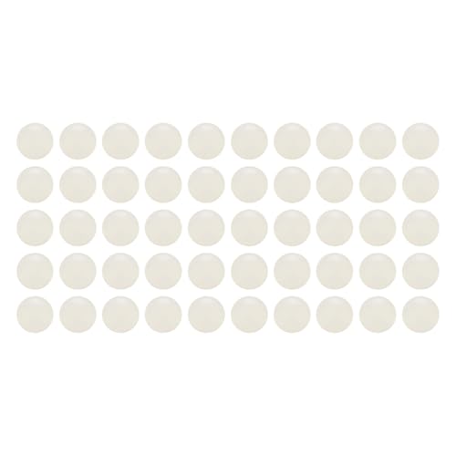uxcell 50Pcs Nylon Bearing Balls 9/32" 7.144mm Polishing Solid Ball, G2 Precision, White