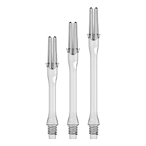 Image of L-style L-Shaft Locked Dart Shafts - Lightweight Nylon Shafts for Soft Tip & Steel Tip Darts - Set of 3