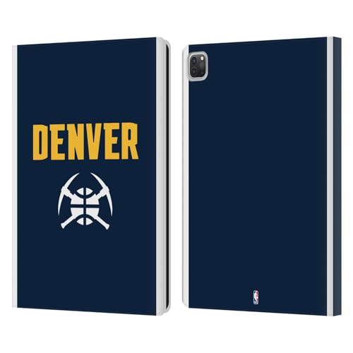 Étui iPad Pro 12.9 Denver Nuggets : protection intégrale portefeuille en cuir