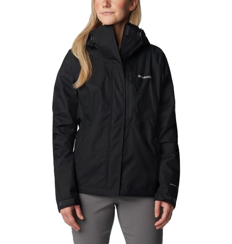 Columbia Hikebound Jacket Wasserdicht Regenjacke für Damen, Schwarz