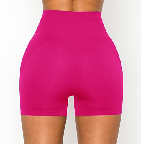Image of ALWAYS Women's High Waist Bike Shorts - Athletic Workout Tummy Control Stretch Running Yoga Pants
