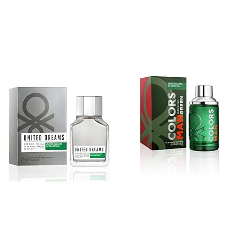 La mejor selección de United Dreams , tabla con los diez mejores. 44 United Colors of Benetton. United Colors of Benetton United Dreams Spray for Men, Aim High, 3.4 Ounce + Benetton Colors Man Green Spray 3.4 Oz
