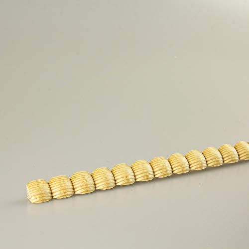 Preisvergleich Produktbild Schnitzleiste Prägeleiste Profilleiste Zierleiste Abschlussleiste Bastelleiste aus geschnitztem Kiefer-Massivholz 1500 x 8 x 8 mm