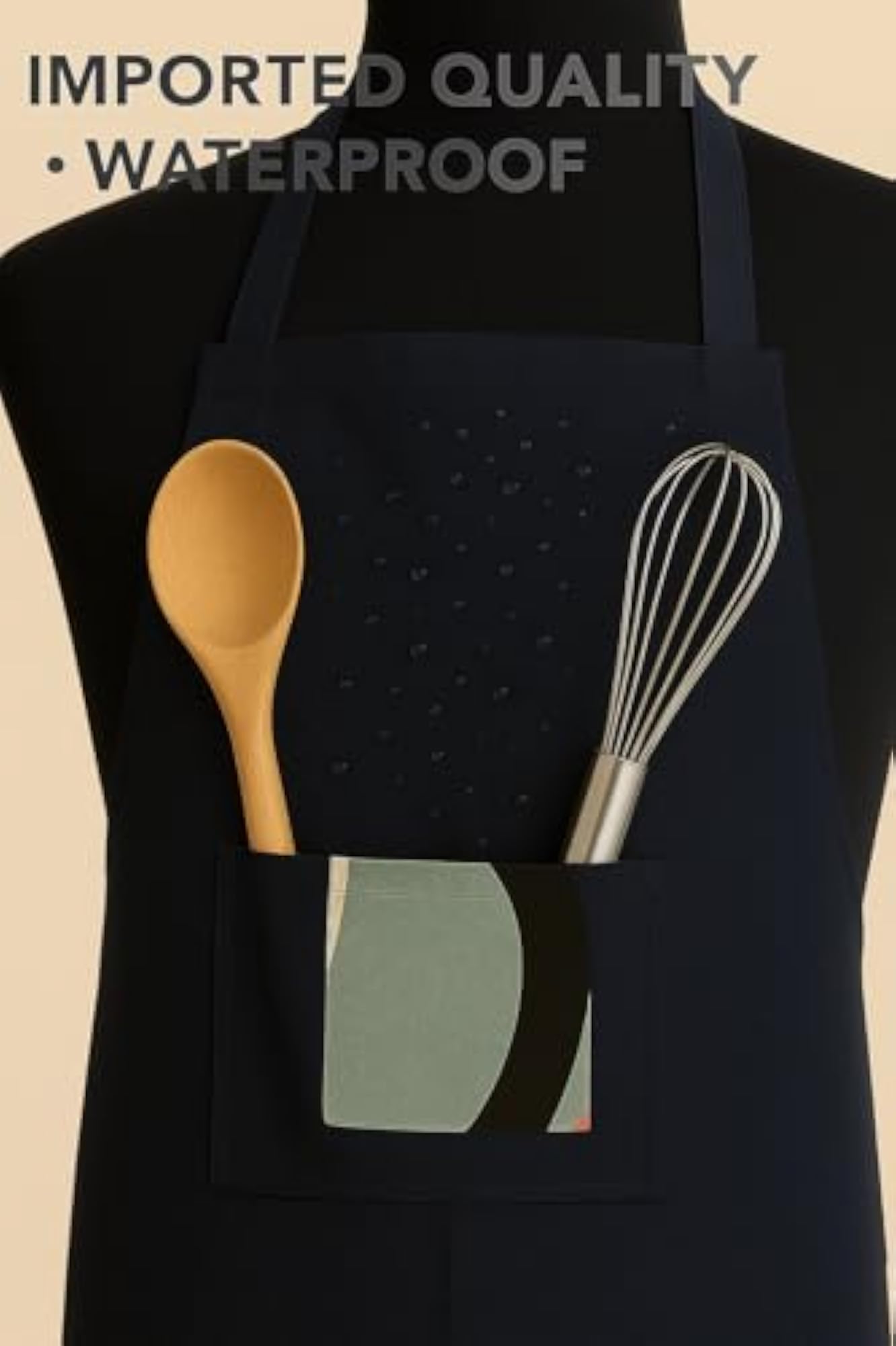 Checkered Design Waterproof Kitchen Apron
