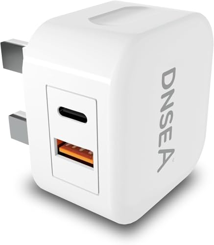 Pixel 8a/8/8 Pro/7a/7/7 Pro/6a/6 Pro/6/5a 5G/4a 5G Charger Plug 20W Dual Port USB C Charger Plug USB & Type C PD Fast Charger Plug Charging Adapter UK 3 Pin Mains Wall Phone Charger For Google pixel 5