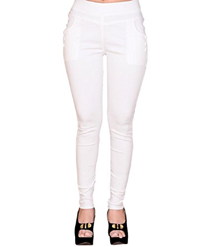 OFF on Superior FeelBlue Lycra Jeggings 
