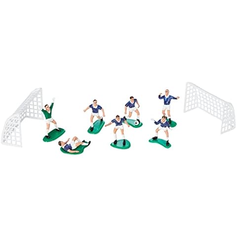 Anniversary House Football Cake Decoration Set Blue Cover