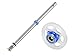 Microheli Titanium Main Shaft/CNC Delrin Main Gear/Auto-Rotation Hub Set (Blue) - Blade MCPX BL2