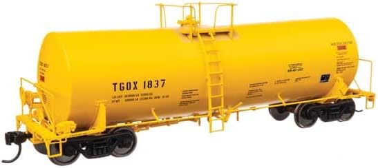 Walthers Proto 920-100071 HO Scale 40' Trinity 14,000-Gallon Molten Sulfur Tank Car - Ready to Run - TGOX #1837