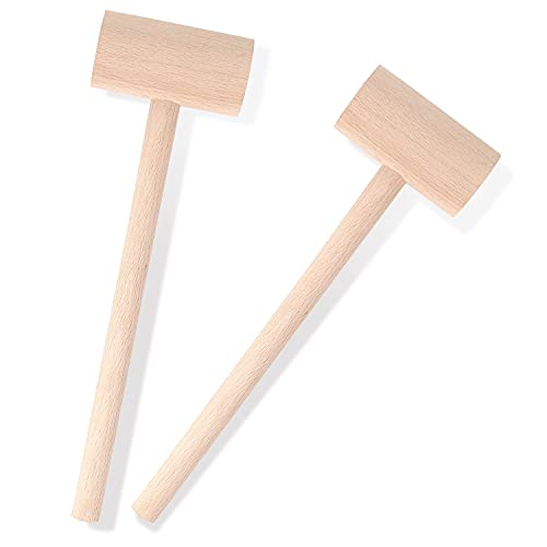 2Pcs Small Wooden Mallets