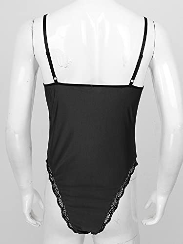 Mens Adult Sissy Lingerie Camisole Romper Bodysuit Crossdressing Nightwear Pajamas Romper4