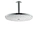 Produktbild hansgrohe Raindance Select S 300 Duschkopf, Kopfbrause für Deckenmontage, 2 Strahlarten, Weiß/Chrom