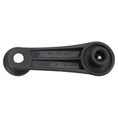 Image of TRQ Window Crank Handle Black Compatible with Chrysler Dodge Jeep Plymouth