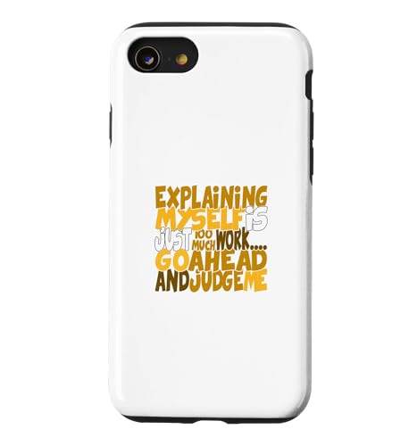 University Varsity-�S�[���h�J���[ Go Ahead Judge Me �C�G���[ �X�}�z�P�[�X iPhone SE (2020) / 7 / 8 �p