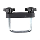 Roof Rack Clamp for Car Roof Box – U-Bolt Mounting Bracket with Locking Nut, Removable Rod, 6 cm & 8 cm Sizes, + PP Construction, Unive(6 CM)