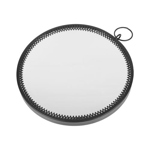 FONDOTIN Espejo y Diseño Decorativo Resistencia a Roturas Colgante Redondo de Hierro y Vidrio para Maquillaje Adecuado para Dormitorio