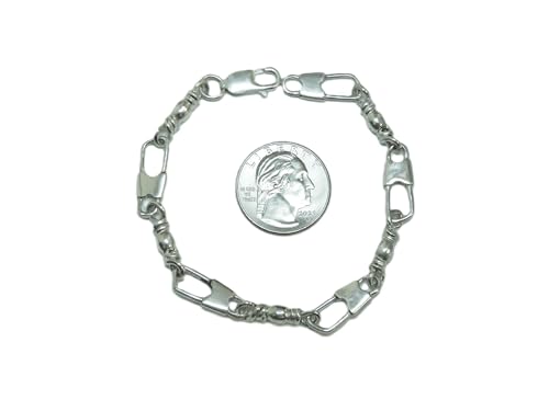 ACTS Bracelet Fishers Of Men Sterling Silver Large Link, Original Design3