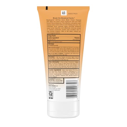 Neutrogena Oil-Free Acne Face Wash Cream Cleanser, 2% Salicylic Acid Acne Treatment, Daily Facial Cleanser for Acne-Prone Skin, 6.7 fl. oz - Image 6