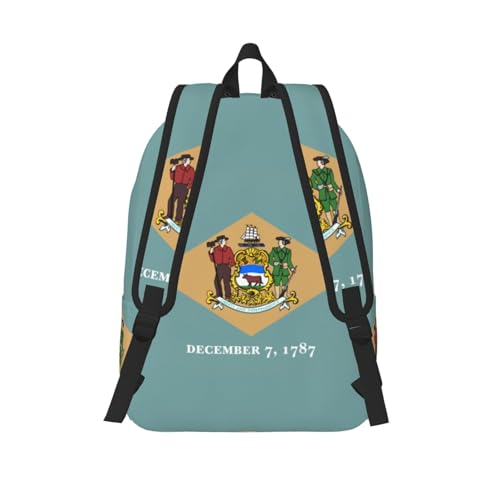 Sac à dos voyage femme motif Delaware grand compartiment PC portable