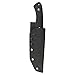 KUBEY Sicario KU240 Fixed Blade Knife with 4-Inch Drop Point Blade and G10 Handle, Full Tang Design and Kydex Sheath, for Outdoor Survival and Camping (Black/Stonewash)