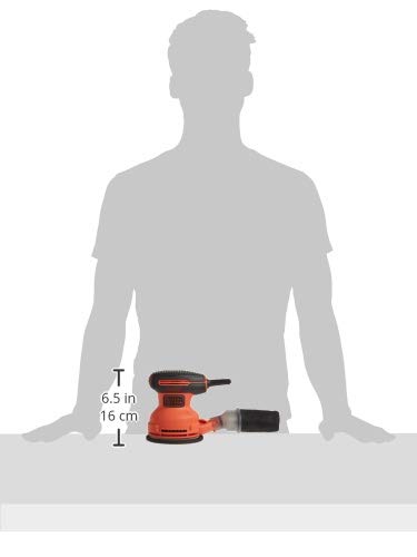 BLACK+DECKER Random Orbit Sander, 5-Inch (BDERO100)