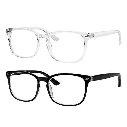 Image of Yogo Vision Blue Light Blocking Computer Glasses Anti Glare Reduce Eyestrain Eyeglasses for Men and Women