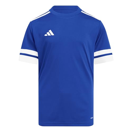 adidas Unisex Kinder Squadra25 Jersey Short Sleeve Kids Shirt, Royal Blue/White, 13-14 Years