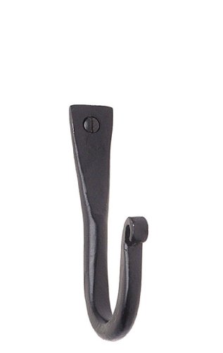 Beslagsboden einzigen Haken Classic im, rustikal schwarz, 85 mm Cover