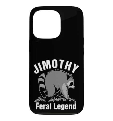 Jimothy Feral Legend Funny Raccoon Meme Trend �X�}�z�P�[�X iPhone 13 Pro �p