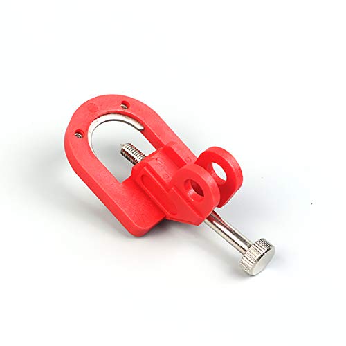 TopHomer Clamp-On Circuit Breaker Lockout Sturdy U Shape Stainless Steel Insert Plate Breaker Switch Lock for Virtually All Miniature ISO/DIN