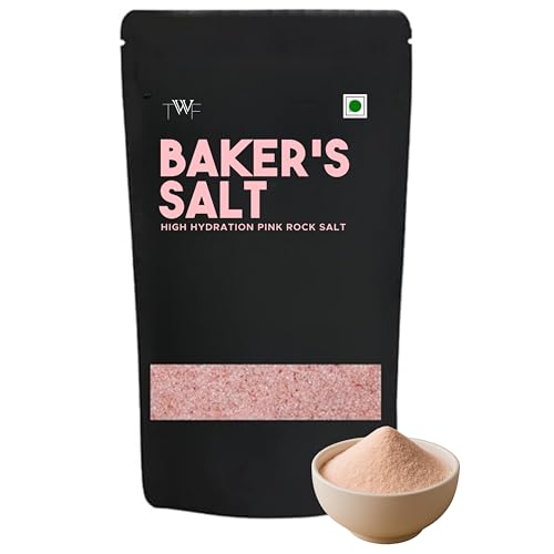 TWF Baker’s Salt - Pink Rock Salt | 1 kg | Purpose Crafted for Baking | High Hydration | Mineral Rich | Flavour Dispersion | 100% Natural | For Baking Breads, Pizzas