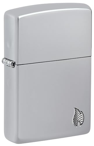 Briquet Tempête Zippo rechargeable chromé avec gravure profonde et boîtier blindé résistant - 2