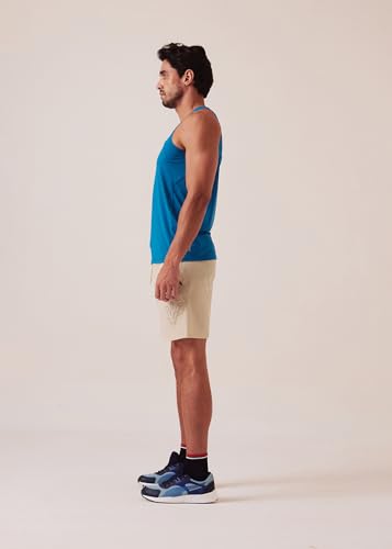 Image of STRCH Men's Gym Tank Top | Regular Fit Sleeveless Activewear Vest | Crew Neck Workout Tank for Gym, Running, Training & Fitness | UV Protection & Anti-Odour