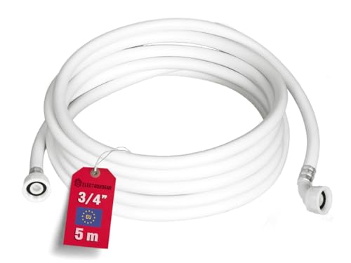 ELECTROHOGAR Tuyau Machine à Laver et Lave-Vaisselle | De 1,5M à 6M | Tuyau Universel d'Arrivée d'eau | Filetage Standard Compatible Avec toutes Les...