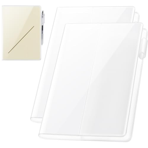 Clear Cover for Hobonichi A5 Size Planner- 13.1x8.8 Inches,Plastic Cover for HON A5 Notebook,Planner Protector (2-Pack)