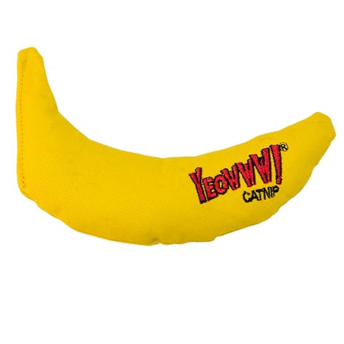 Yeowww! Catnip Toy, Yellow Banana