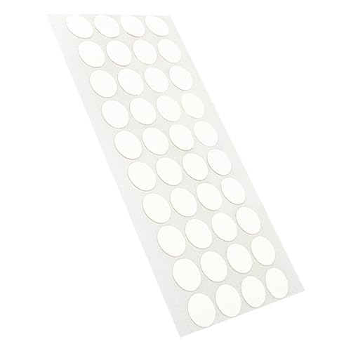 Pastilles adhésives tissu autocollant blanc rond 15 mm permanent