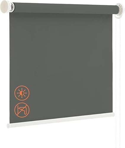 ISSHOGUGU ���ς莮�E��Ռ� ���[���J�[�e�� 0.1cm�P�ʂ̖����T�C�Y�I�[�_�[ ���[���X�N���[�� �������s�v ���t���ȒP �Ԏd�؂� �ډB�� �̌� UV�J�b�g �h�� �h�� H180xW60(cm) �_�[�N�O���[