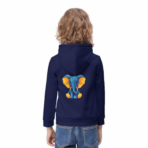 Pull éléphant capuche pour garçons et filles style 3D