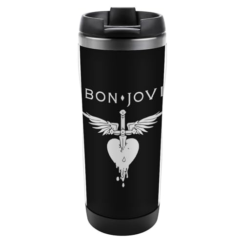 水筒 ボン・ジョヴィ グッズ 魔法瓶 ステンレスボトル マグボトル 380ml 保冷 保温 おしゃれ かわいい キャラクター 人気 男女兼用 大人 子供用 プレゼント 贈り物 コーヒーカップ