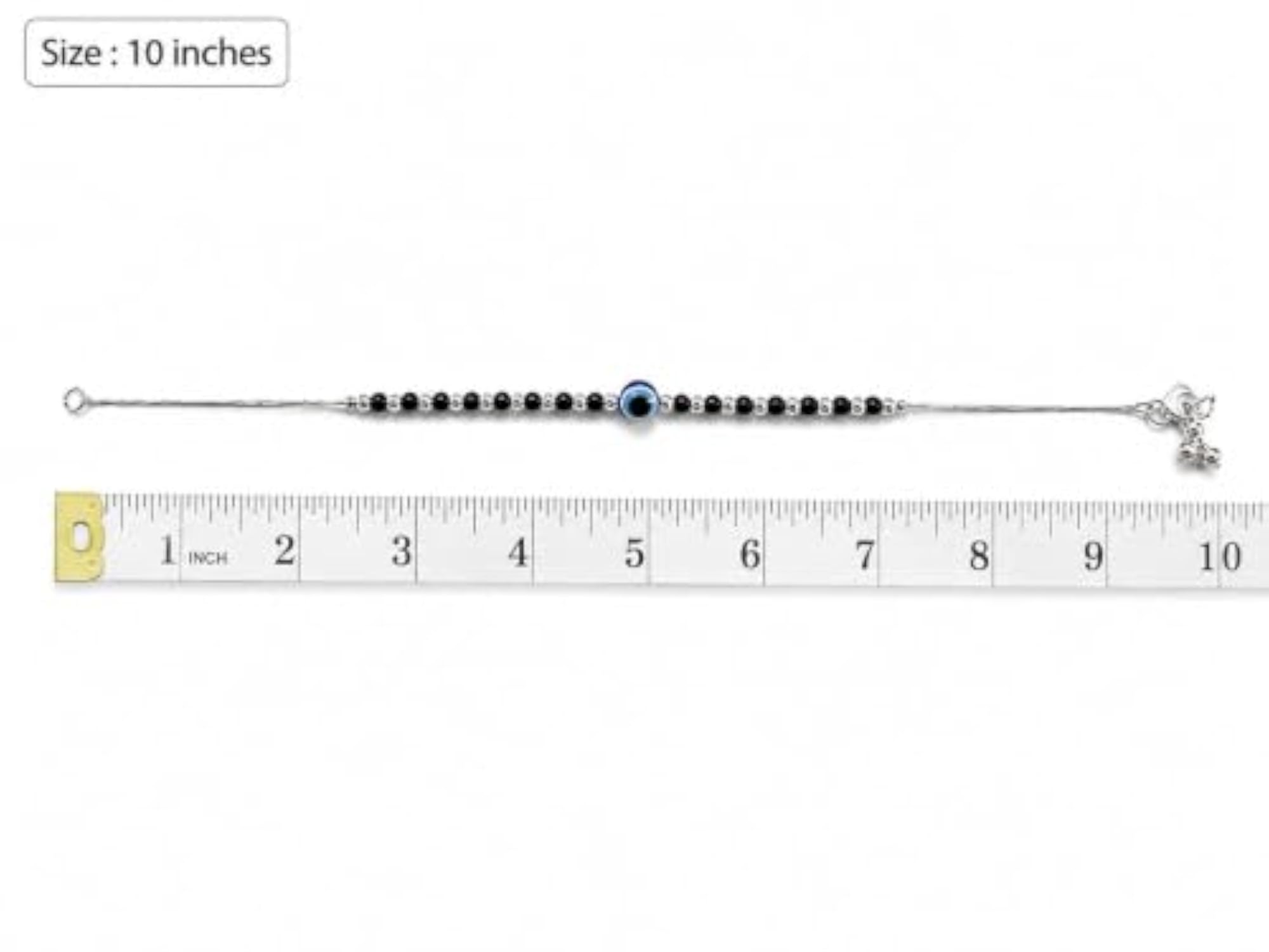 Women's Stylish Silver Look Anklet, Elegant Design