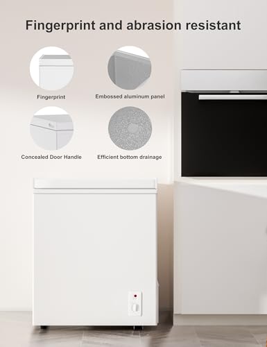 image for Bodacious 3.5 cuft Chest Freezer - Compact, Energy-Efficient & Quiet M
