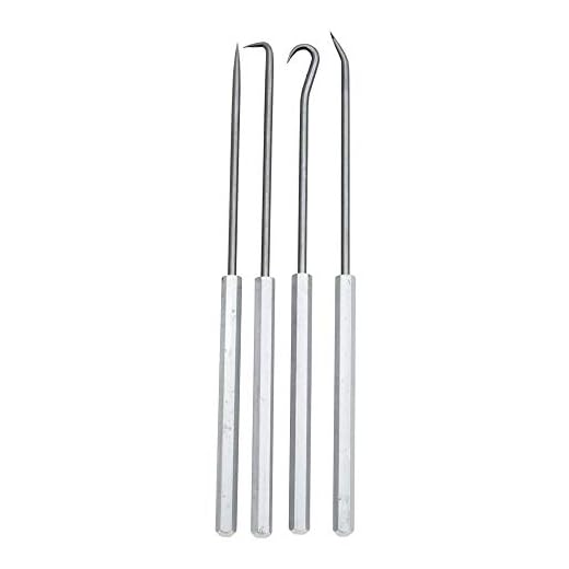Ullman - PH-4 PH 4 Hook and Pick Set - High Carbon Polished Steel Hand Tools with Aluminum Handles. Workshop Tools