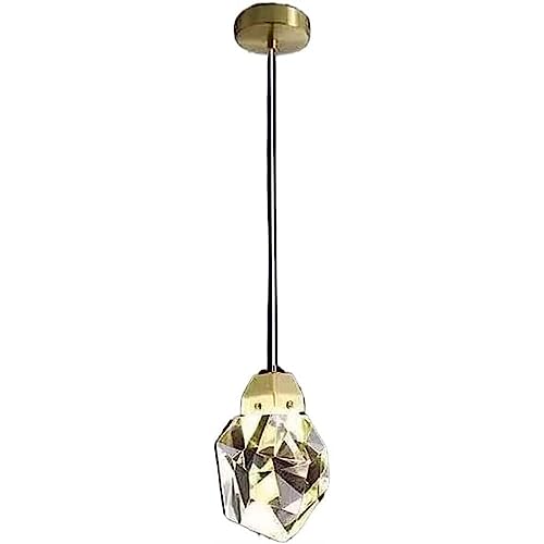 Lustre en cristal LED et cuivre haut de gamme pour une salle à manger élégante