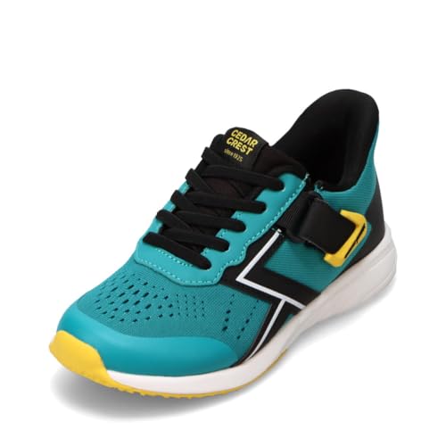 [セダークレスト] スパットシューズ （調整ベルト付） 手を使わずに履ける【19.0cm～24.0cm】 CC-3128 キッズ ブルー 19.0 cm 2Eのサムネイル