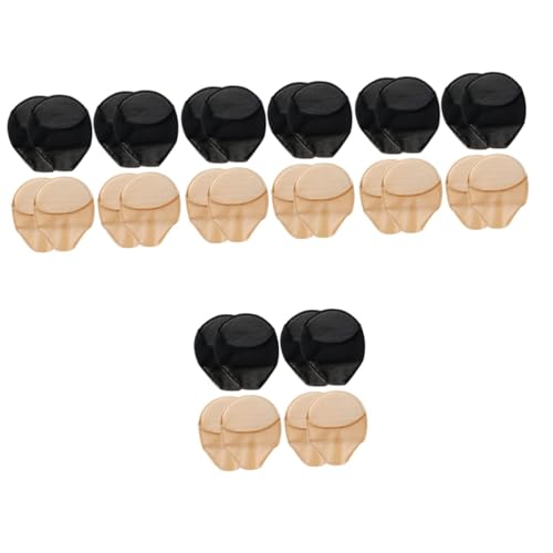 FOMIYES 4sets Half Socks Pads Soft Toe Socks Washable Non-Slip Comfortable for Daily Use 4pairs*4