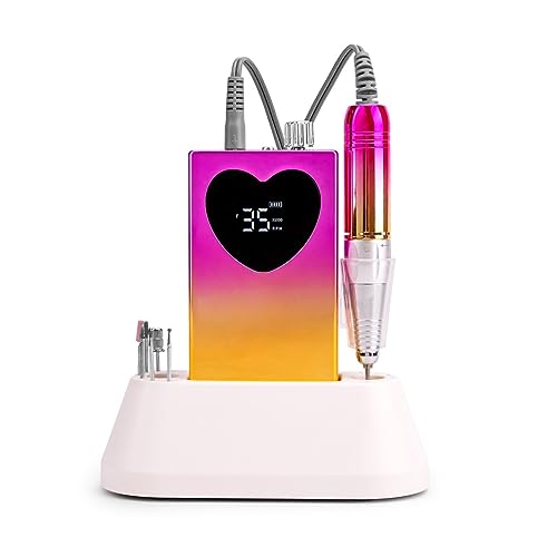 Torno de uñas con pantalla irregular y batería recargable de 35000 RPM 3