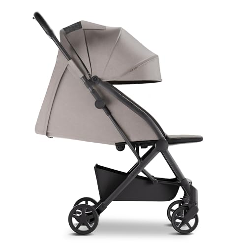 image for Mompush Lithe V2 Lightweight Stroller + Snack Tray, Ultra-Compact Fold